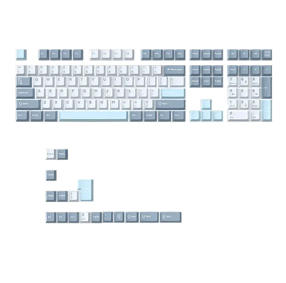 Dual-Tone Mechanical Keyboard Keycap Set