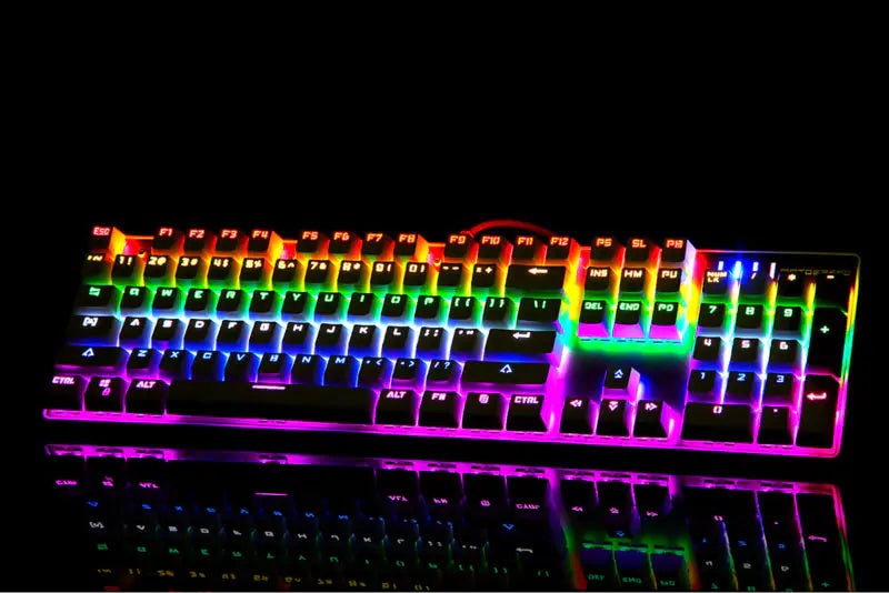 Dual Language Mechanical Blue Switch Keyboard CK104