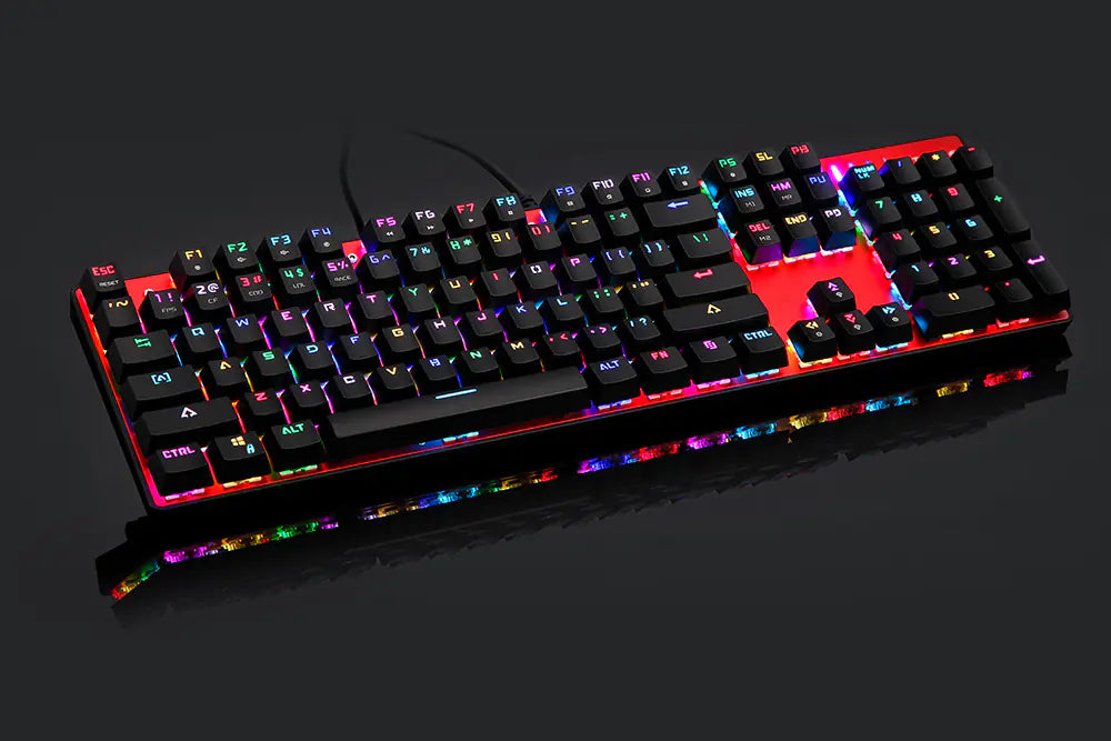 Dual Language Mechanical Blue Switch Keyboard CK104