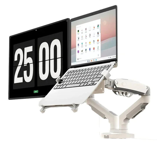 NB F160 Dual-Screen Monitor Stand with Adjustable Arm