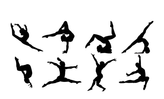 Gymnastics Poses Sticker Pack - Cute Stickers