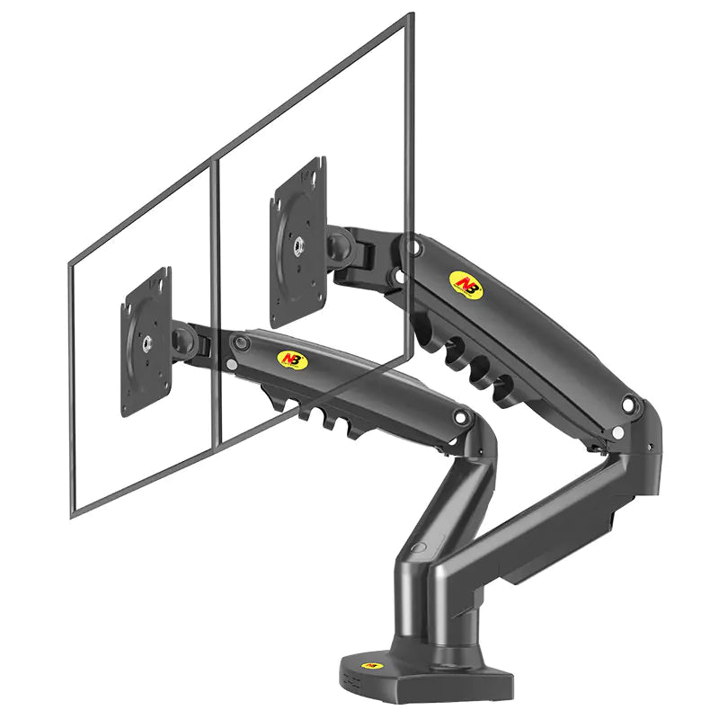 NB F160 Dual-Screen Monitor Stand with Adjustable Arm