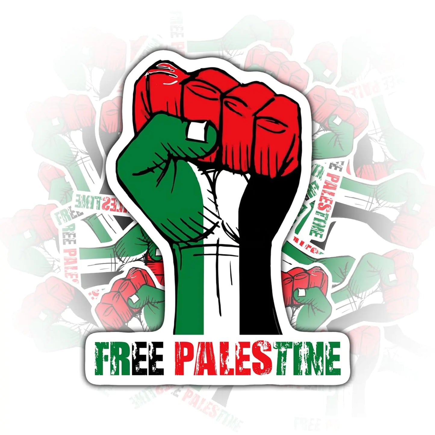 3PCS Palestine Sticker for Kids Teens Waterproof