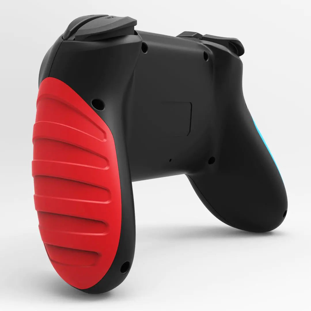 Red and Blue Wireless Bluetooth Game Controller