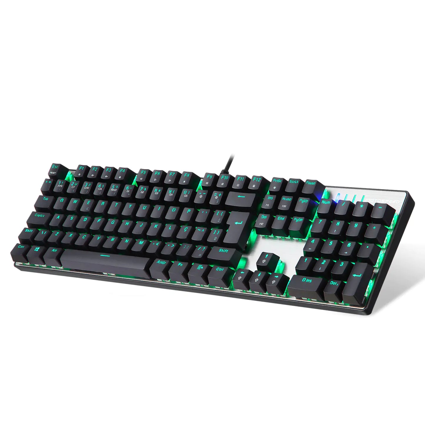 Dual Language Mechanical Blue Switch Keyboard CK104