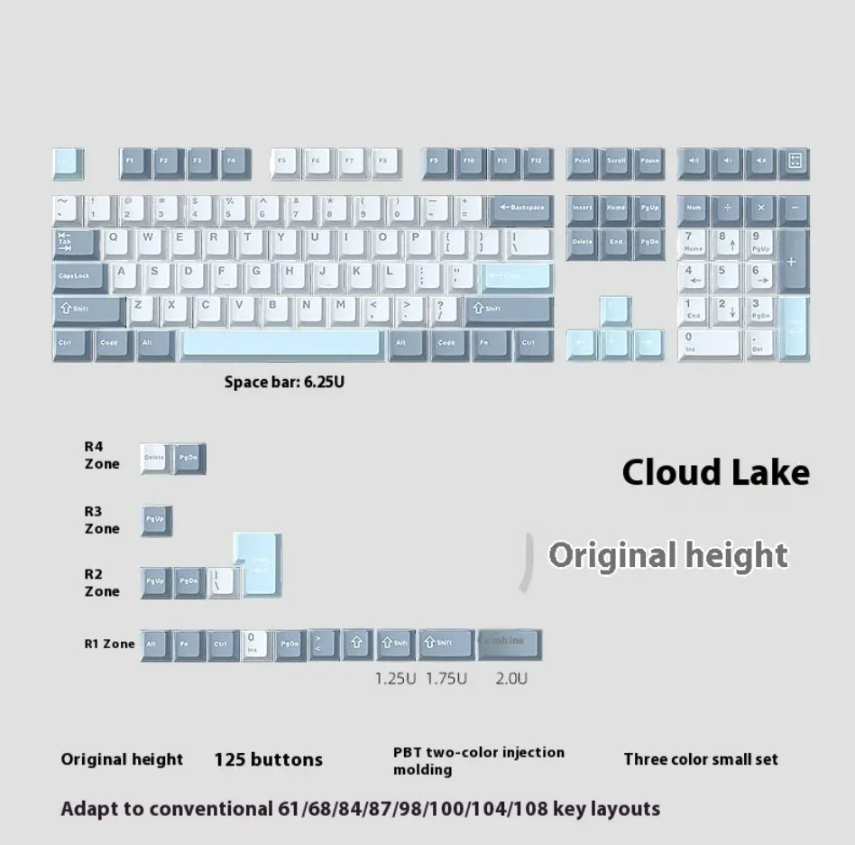 Dual-Tone Mechanical Keyboard Keycap Set