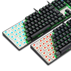 Dual Language Mechanical Blue Switch Keyboard CK104