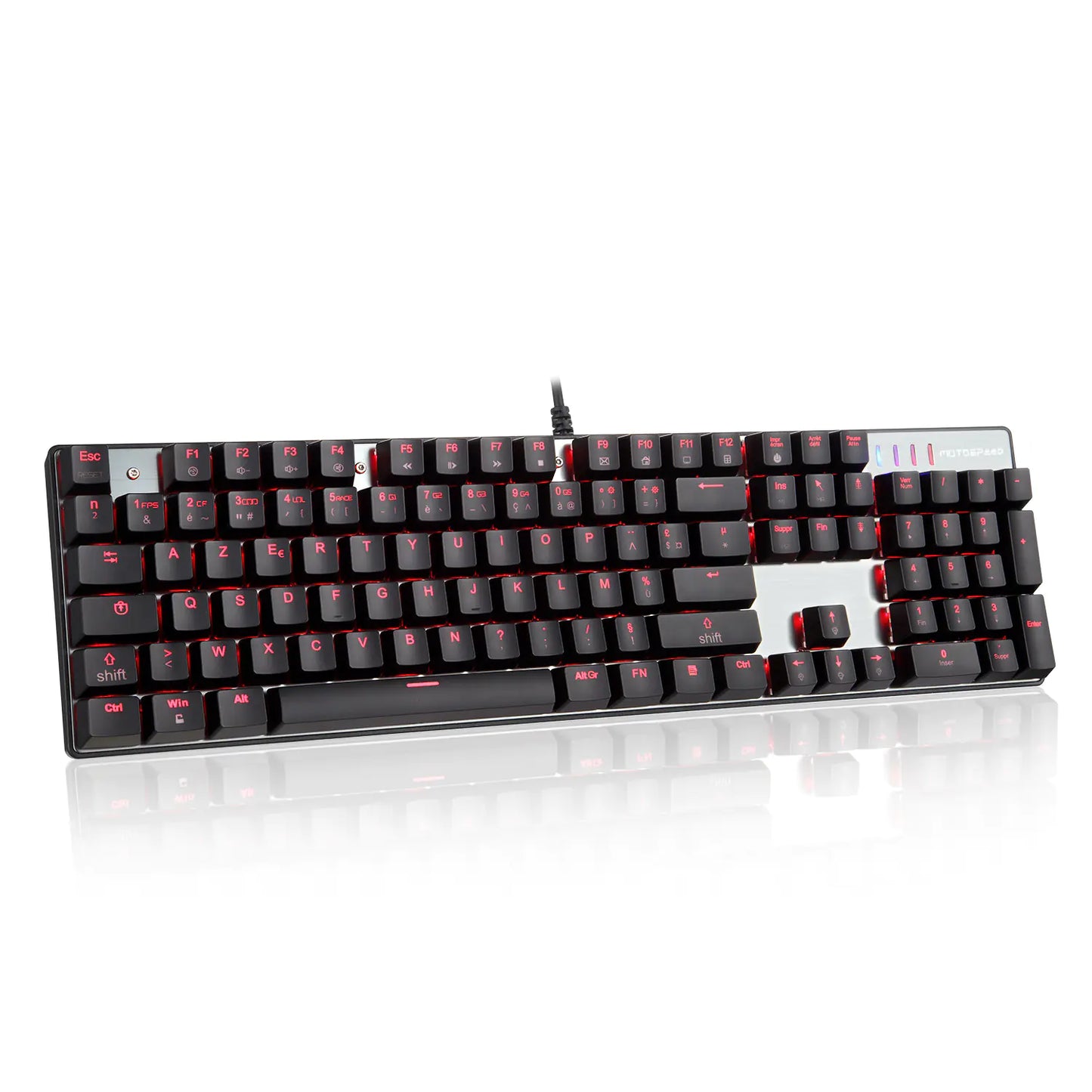 Dual Language Mechanical Blue Switch Keyboard CK104