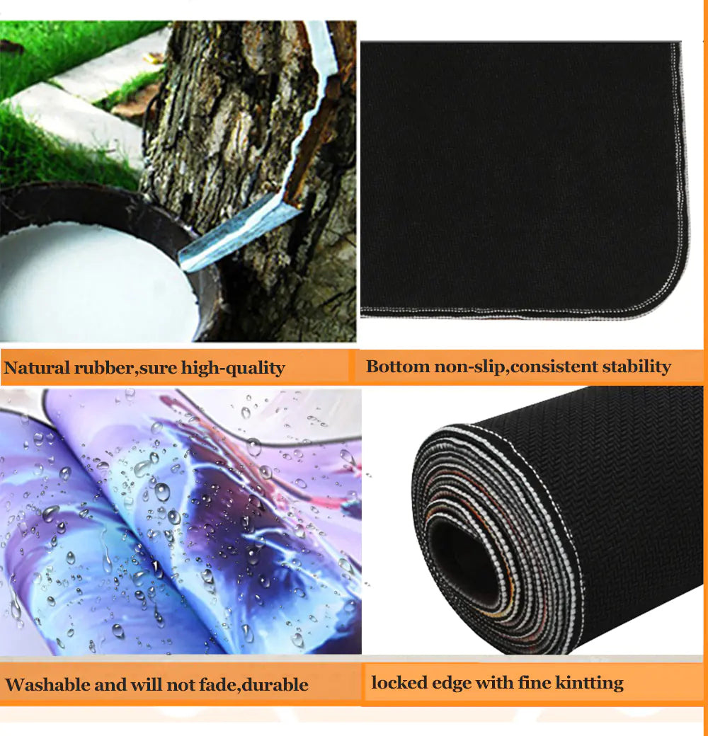 Gaming Desk Mat for Keyboard and Mouse (Internet Cafe)